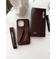 Rhode Коричневий чохол Espresso без блиску для губ rhode на iPhone 14 pro